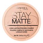 Rimmel London Stay Matte 005 Silky Beige Pressed Powder, Verzenden, Nieuw, Make-up