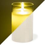 Led kaars | 12.5 cm | PEHA (In glas, Timer, Wit), Verzenden, Nieuw