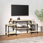 vidaXL Tv-meubel 117x35x52 cm bewerkt hout sonoma, 100 tot 150 cm, Verzenden, Nieuw, Minder dan 100 cm