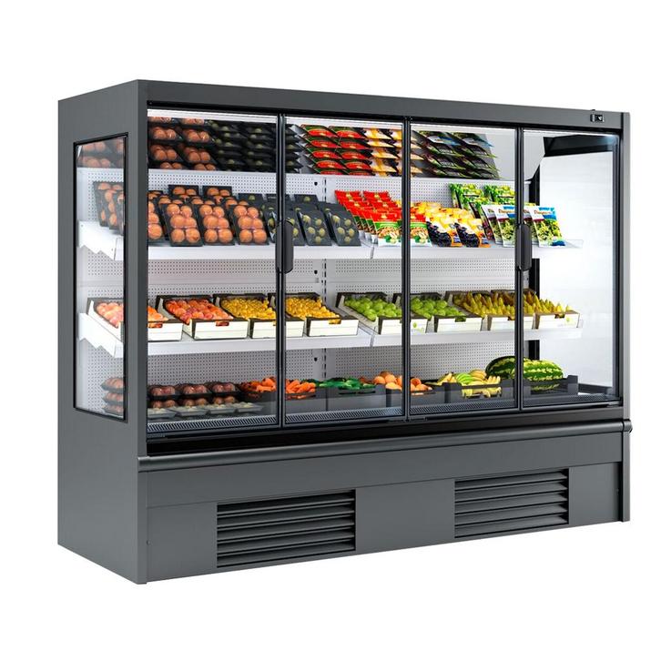 GGM Gastro | Wandkoeling - 2580mm - 740 liter - met 4 |, Witgoed en Apparatuur, Koelkasten en IJskasten, Verzenden