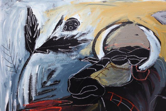 Onie Jackson - Carabao (XXL), Antiek en Kunst, Kunst | Schilderijen | Modern