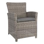 Tuinstoel Tropez Smoke - grijs, Huis en Inrichting, Stoelen, Ophalen of Verzenden, Nieuw, Grijs