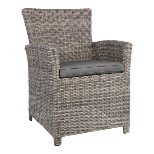 Tuinstoel Tropez Smoke - grijs, Huis en Inrichting, Stoelen, Grijs, Nieuw, Ophalen of Verzenden