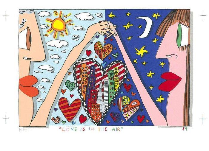 James Rizzi (1950-2011) - Love is in the air, Antiek en Kunst, Antiek | Overige Antiek