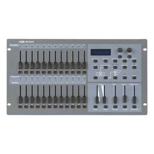 Showtec SC-2412 50-kanaals DMX controller, Muziek en Instrumenten, Licht en Laser, Gebruikt, Verzenden