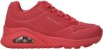 Skechers Uno - Stand On Air Meisjes Sneakers - Rood - Maat 2, Kinderen en Baby's, Kindermode-accessoires, Verzenden, Nieuw