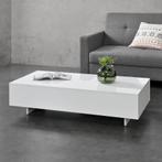 Salontafel Braunschweig 115x55x31 cm wit hoogglans, Nieuw, Verzenden