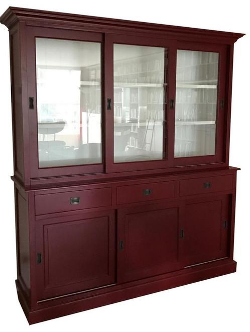 Buffetkast rood Horst 180cm, Huis en Inrichting, Kasten | Buffetkasten, Ophalen of Verzenden