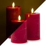 Led kaars | Lumineo | 3 stuks, Verzenden, Nieuw