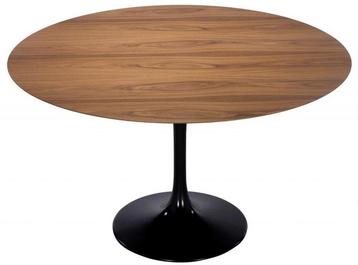 Aanbieding: Saarinen Tulip tafel 150cm noten houtfineer blad beschikbaar voor biedingen