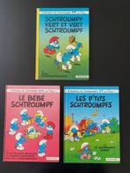 Les Schtroumpfs - 3x C - 3 Album - Eerste druk - 1973/1988, Boeken, Nieuw