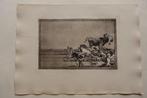 Francisco de Goya (1746-1828) after - La Tauromaquia Blatt, Antiek en Kunst