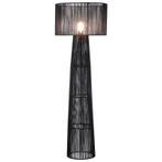 Landelijke vloerlamp zwart, Sanny, met schakelaar, Huis en Inrichting, Lampen | Vloerlampen, Nieuw, Ophalen of Verzenden, Landelijk