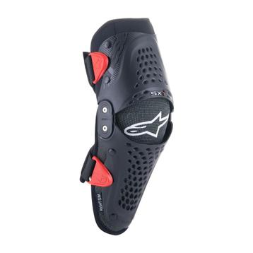 Kniebeschermers Kinderen Alpinestars SX-1 Zwart-Rood beschikbaar voor biedingen
