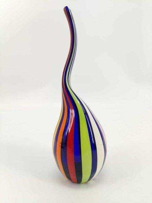 Vaas - Glas - Murano glazen vaas, Antiek en Kunst, Kunst | Designobjecten
