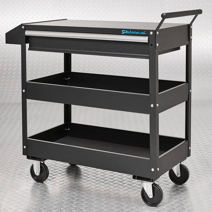 Datona Werkplaats trolley - zwart - Datona, Doe-het-zelf en Verbouw, Gereedschapskisten, Nieuw, Ophalen of Verzenden