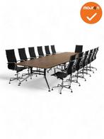 Grote vergadertafel - bootvormig SIGN - 440x140 cm - NIEUW, Vergader- of Presentatieruimte, Ophalen of Verzenden, Nieuw zonder verpakking