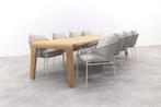 Suns Basta/Revello- Dining Set - 9-delig | KORTING, Verzenden, Nieuw, Hout, Tuinset