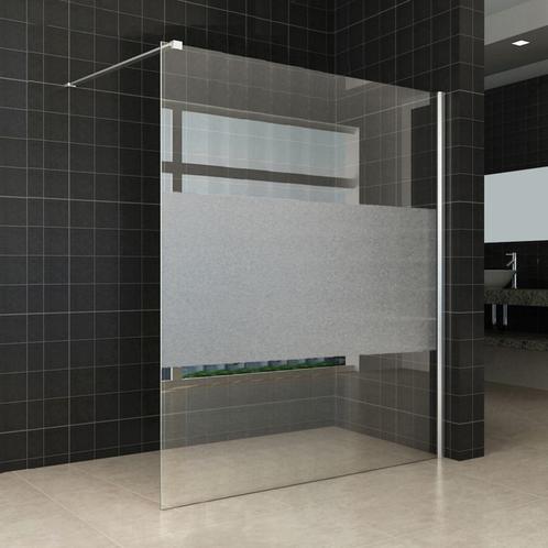 Douchewand Wiesbaden 160x200cm 8mm met Middenband NANO Glas, Doe-het-zelf en Verbouw, Sanitair, Douche, Nieuw, Ophalen of Verzenden