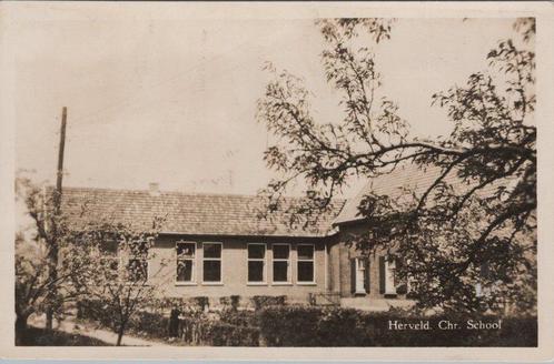 HERVELD - Chr. School, Verzamelen, Ansichtkaarten | Nederland, Verzenden