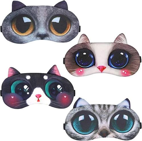 Slaapmaskers - Set van 4 - Met Oogverwarmers, Sport en Fitness, Gezondheidsproducten en Wellness, Nieuw, Verzenden