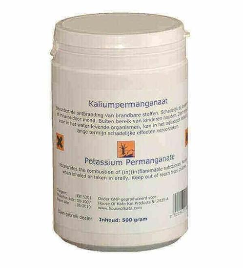 Kaliumpermanganaat (KP) 500 gram (Vijver medicatie), Tuin en Terras, Vijver-toebehoren, Overige typen, Nieuw, Verzenden