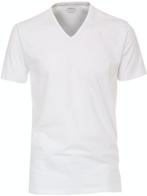 Venti Basis T-shirt Met Stretch V-hals Wit 2-Pack 012600-001, Kleding | Heren, Verzenden, Nieuw, Wit