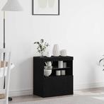 vidaXL Dressoir Zwart 60 x 37 x 67 cm Bewerkt hout, Verzenden, Nieuw, Overige houtsoorten