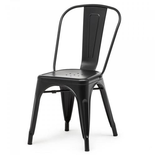 Stapelstoel Tolix | Staal | Zwart | 4 stuks, Zakelijke goederen, Horeca | Keukenapparatuur, Verzenden
