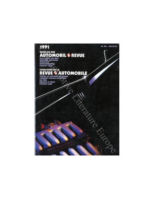1991 AUTOMOBIL REVUE JAARBOEK DUITS FRANS, Boeken, Auto's | Folders en Tijdschriften