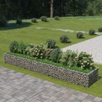 vidaXL Gabion plantenbak verhoogd 450x90x50 cm, Tuin en Terras, 100 cm of meer, Verzenden, Nieuw, Metaal