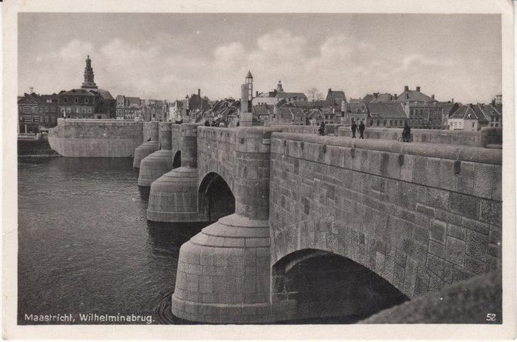 MAASTRICHT - Wilhelminabrug, Verzamelen, Ansichtkaarten | Nederland, Verzenden