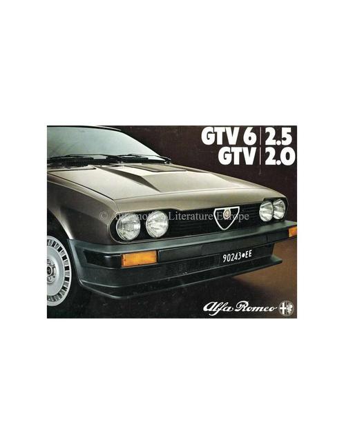 1981 ALFA ROMEO GTV BROCHURE NEDERLANDS, Boeken, Auto's | Folders en Tijdschriften, Alfa Romeo