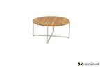 Apple Bee Condor loungetafel Oyster met rond teak blad Ø 94, Ophalen of Verzenden, Nieuw
