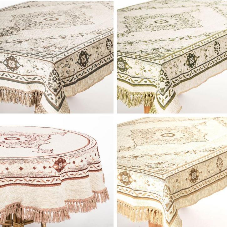 Tafelkleed handweef Marseille - ook in rond div maten kleed, Huis en Inrichting, Tafelkleden, Binnen, Rechthoek, Nieuw, Verzenden