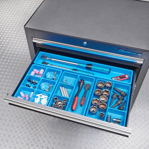 Datona Vakverdeling voor doppenset - Datona - Blauw, Doe-het-zelf en Verbouw, Gereedschapskisten, Nieuw, Ophalen of Verzenden