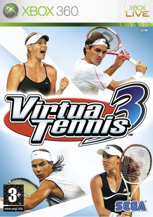 Virtua Tennis 3 (Xbox 360), Spelcomputers en Games, Games | Xbox 360, Gebruikt, Verzenden