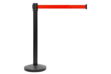 Afzetpaal met Trekband | Zwart/Rood beschikbaar voor biedingen