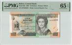 2007 Belize P 68c 10 Dollars Pmg 65 Epq, Postzegels en Munten, Verzenden