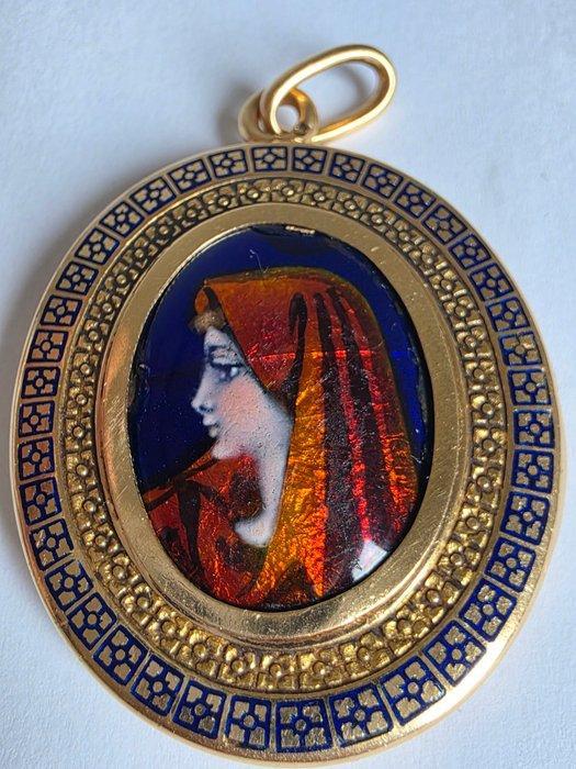 Vintage Deur - Onbekend - Fotolijsten van goud, Sieraden, Tassen en Uiterlijk, Antieke sieraden
