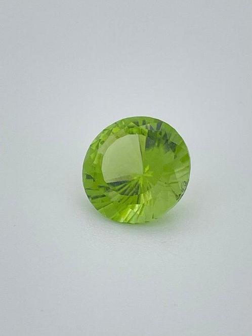Groen Olivijn - 4.89 ct - Antwerp Laboratory for Gemstone, Sieraden, Tassen en Uiterlijk, Edelstenen
