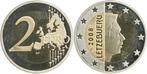 2 Euro 2008 Luxemburg Fehlpraegung ohne Randinschrift Pp, Verzenden