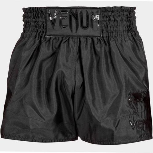 Venum Classic Muay Thai Kickboks Short Zwart Zwart, Kleding | Heren, Sportkleding, Zwart, Maat 46 (S) of kleiner, Nieuw, Vechtsport