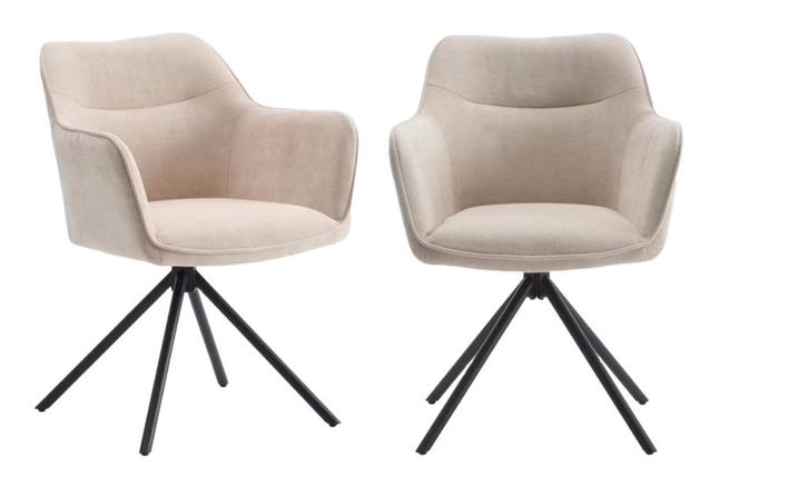 2dekans | Criks Design Preston Draaibare Eetkamerstoel, Huis en Inrichting, Stoelen, Zo goed als nieuw, Ophalen of Verzenden