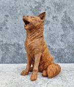 sculptuur, Lachende vos - 32 cm - IJzer, Antiek en Kunst