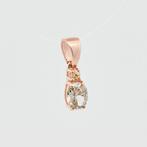 Zonder Minimumprijs - Hanger 14 kt. - 0.32ct. tw. Diamant, Sieraden, Tassen en Uiterlijk, Antieke sieraden