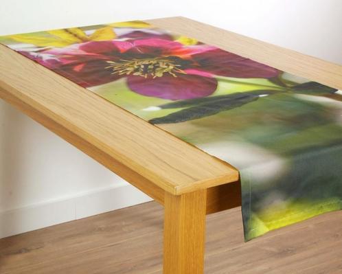 Tafelloper Bloemen - tafelkleed - lopertje - loper - kleedje, Huis en Inrichting, Tafelkleden, Binnen, Rechthoek, Nieuw, Verzenden