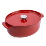 KitchenAid Gietijzeren Braadpan Ovaal Rood - 30 cm, Huis en Inrichting, Verzenden, Nieuw