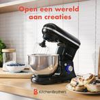 2dekans | KitchenBrothers Keukenmachine & Mixer – 1200W – 5L, Witgoed en Apparatuur, Keukenmixers, Ophalen of Verzenden, Zo goed als nieuw