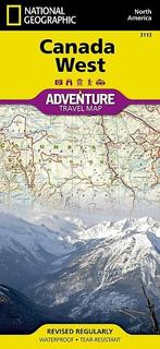 Wegenkaart - Landkaart West-Canada - Adventure Map National, Boeken, Atlassen en Landkaarten, Nieuw, Verzenden
